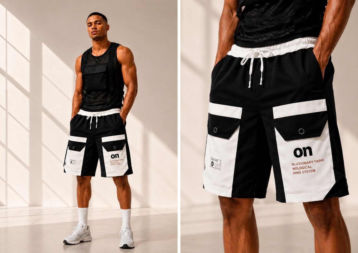 Men's Quick-Dry Beach Shorts Lightweight Summer