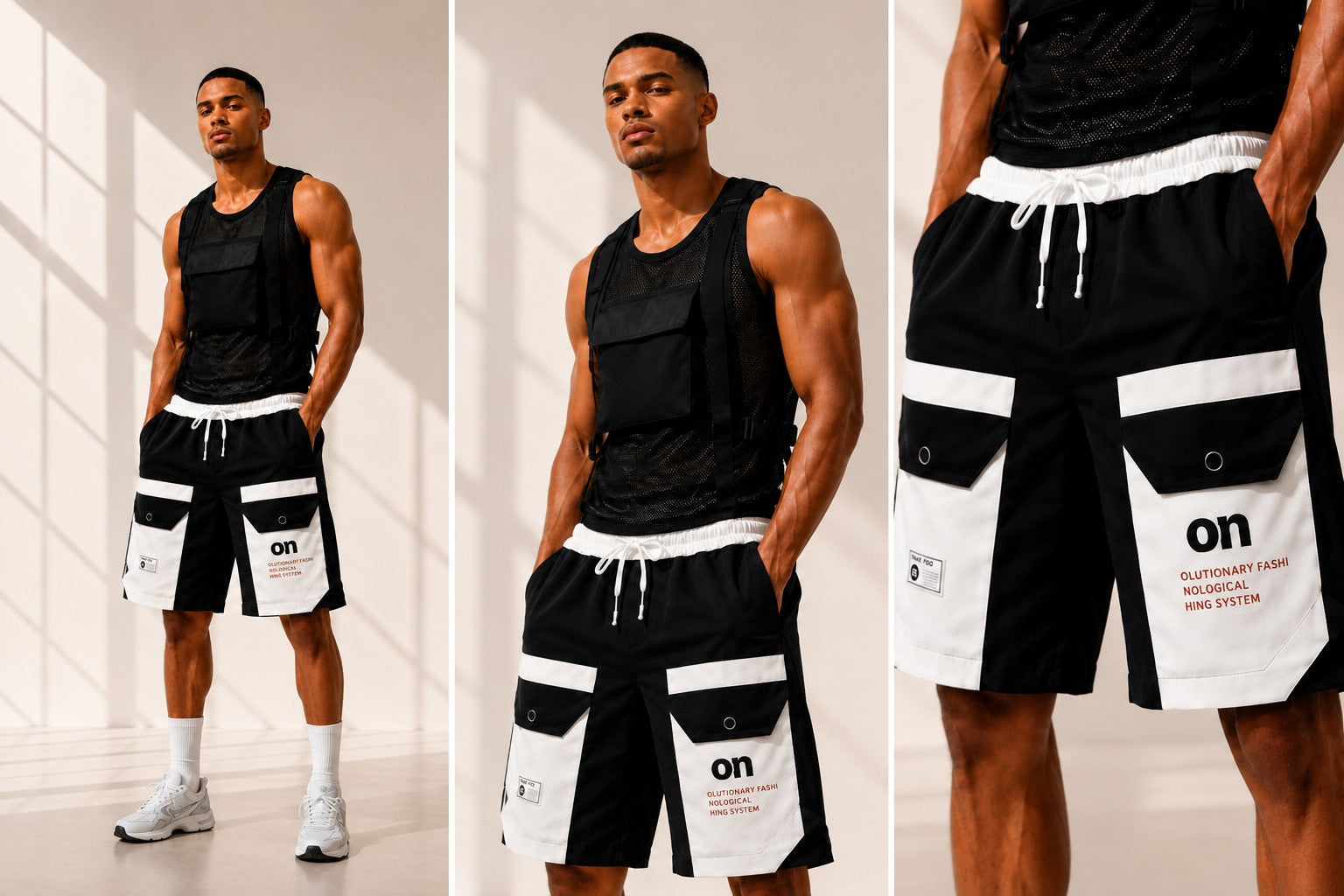Men's Quick-Dry Beach Shorts Lightweight Summer