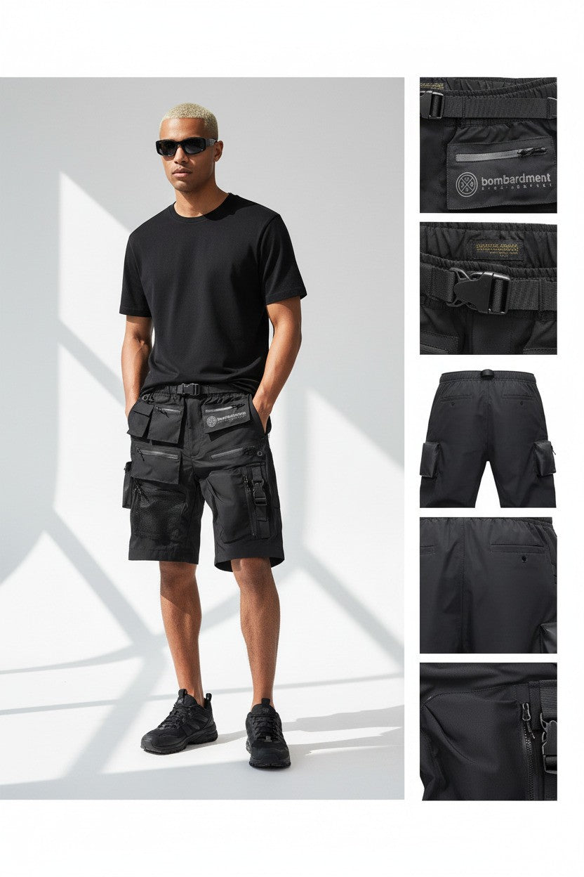 Modern Multi-Pocket Technical Cargo Pants for Men