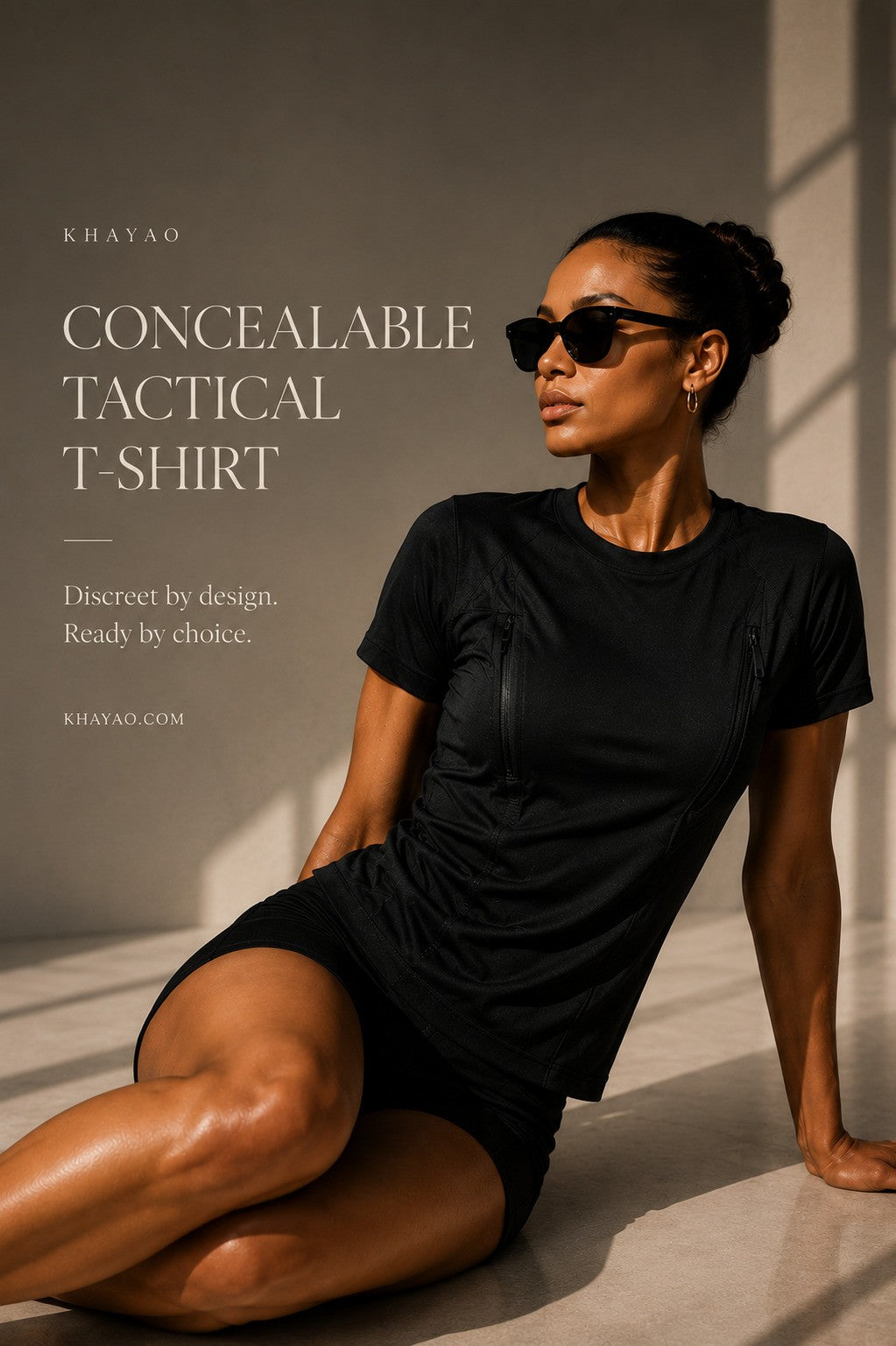 Concealed Carry Tactical Storage Pocket T-Shirt