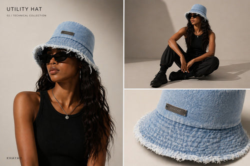 Distressed Bucket Unisex Casual Sun Hat for Spring