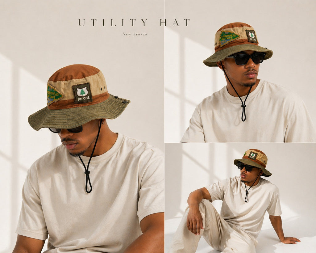 Classic Washed Bucket Hat Lightweight Wide Brim