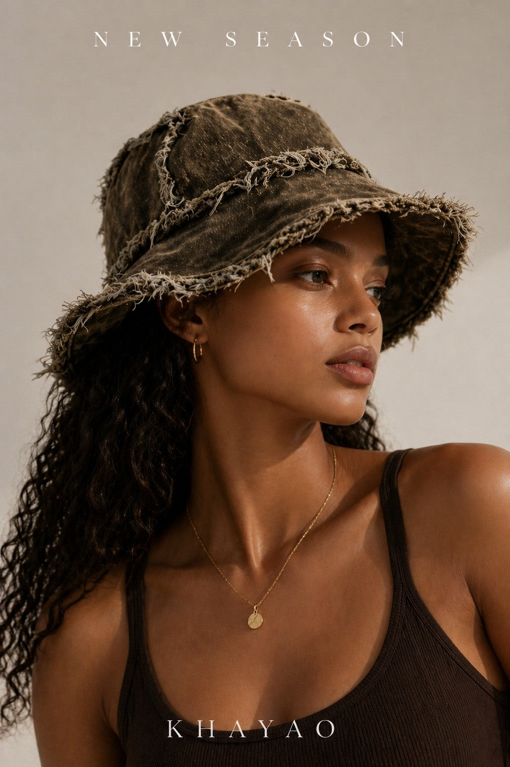 Unisex Vintage Bucket Brim Outdoor Beach Hat