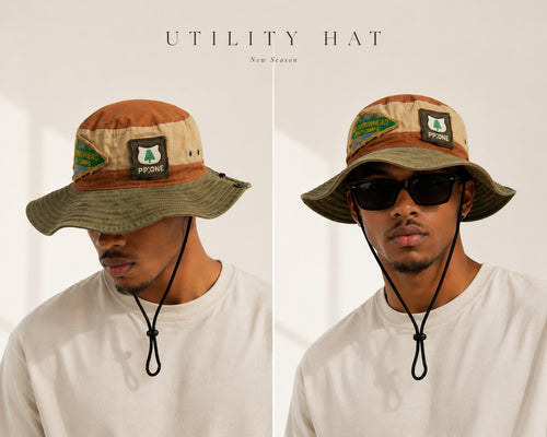 Classic Washed Bucket Hat Lightweight Wide Brim