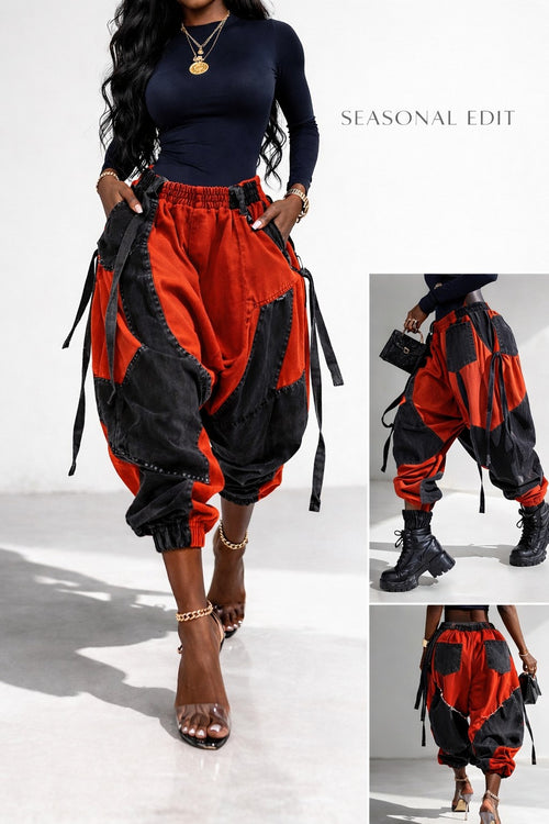 Fashion Runway Women’s Cargo Barrel Jogger Style