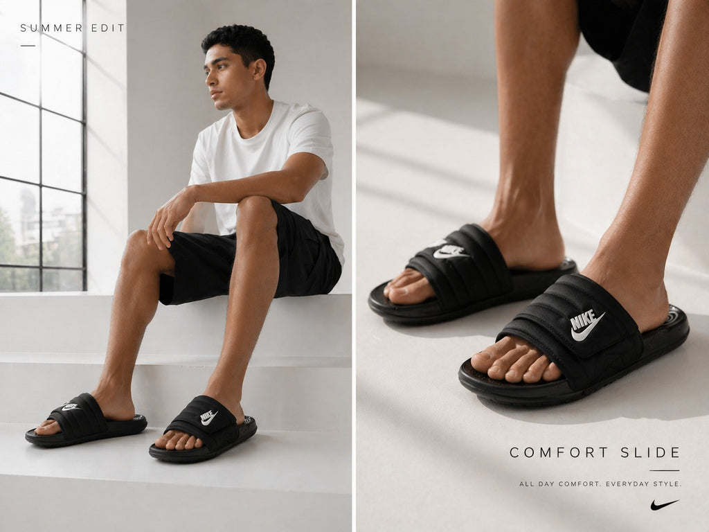 Nike Casual Beach Slide Sandals for Men Lightweight