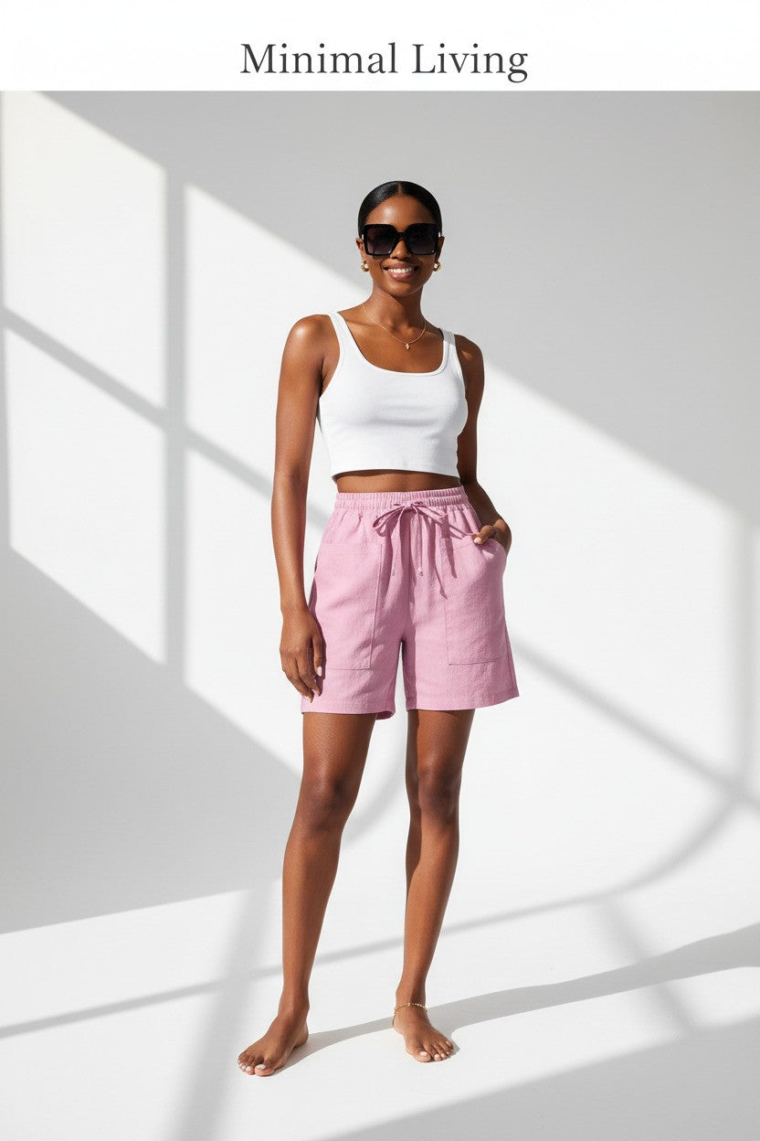 Minimal Army Street  Summer Shorts for Women