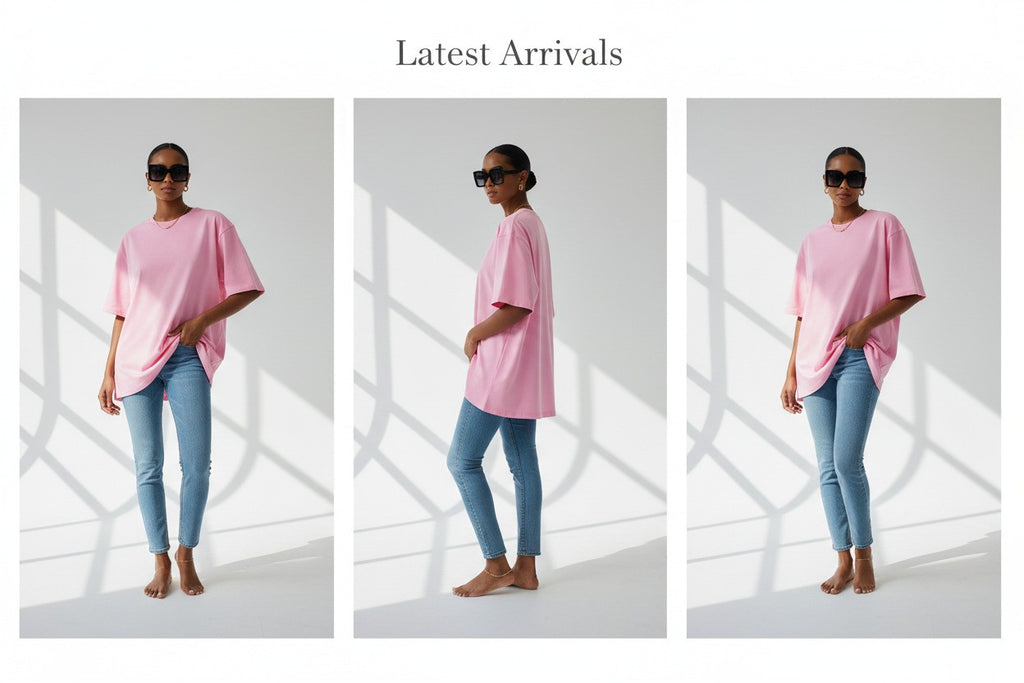 Oversized T-Shirt Breathable Cotton Loose Top All Sizes