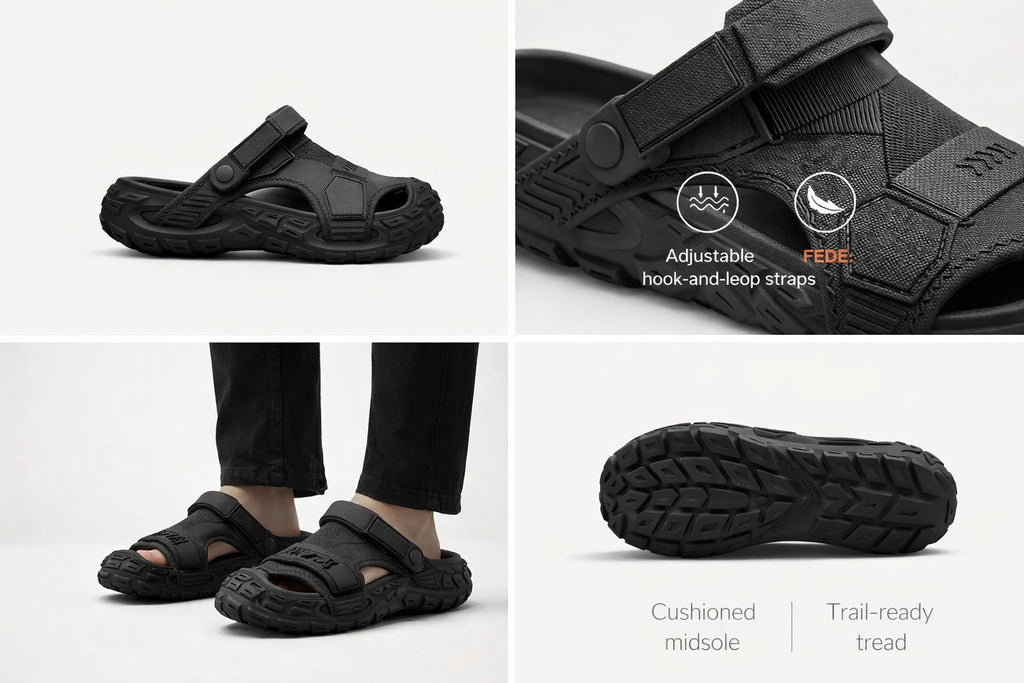 Men’s Breathable Garden Clogs Anti-Slip Summer