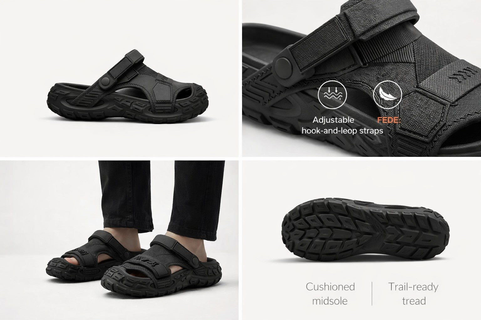 Men’s Breathable Garden Clogs Anti-Slip Summer