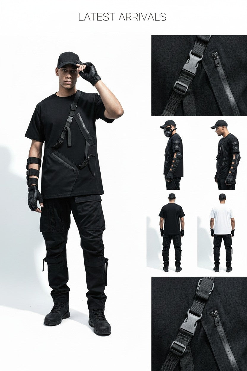 Men’s Tactical Streetwear T-Shirt