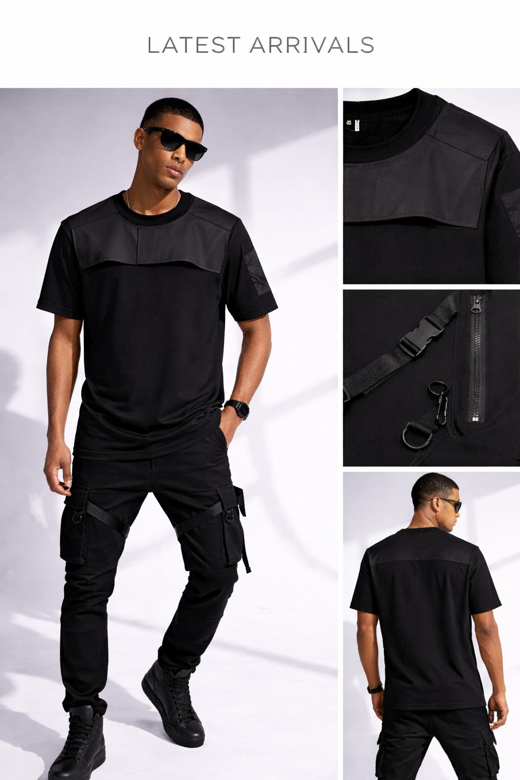 Tactical Streetwear Techwear T-Shirt