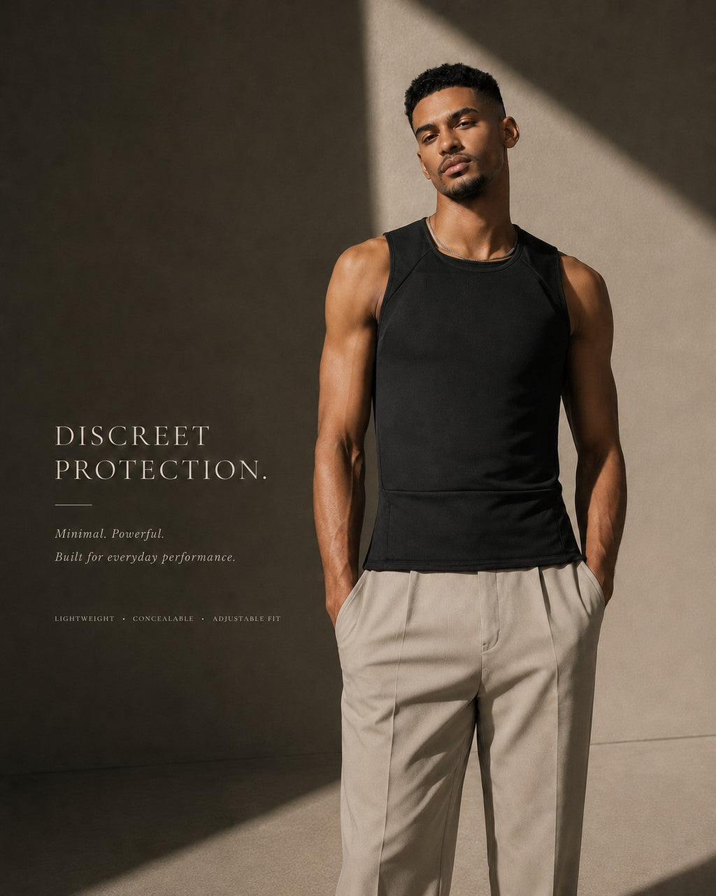Stealth Tactical Vest Breathable Adjustable Daily Wear