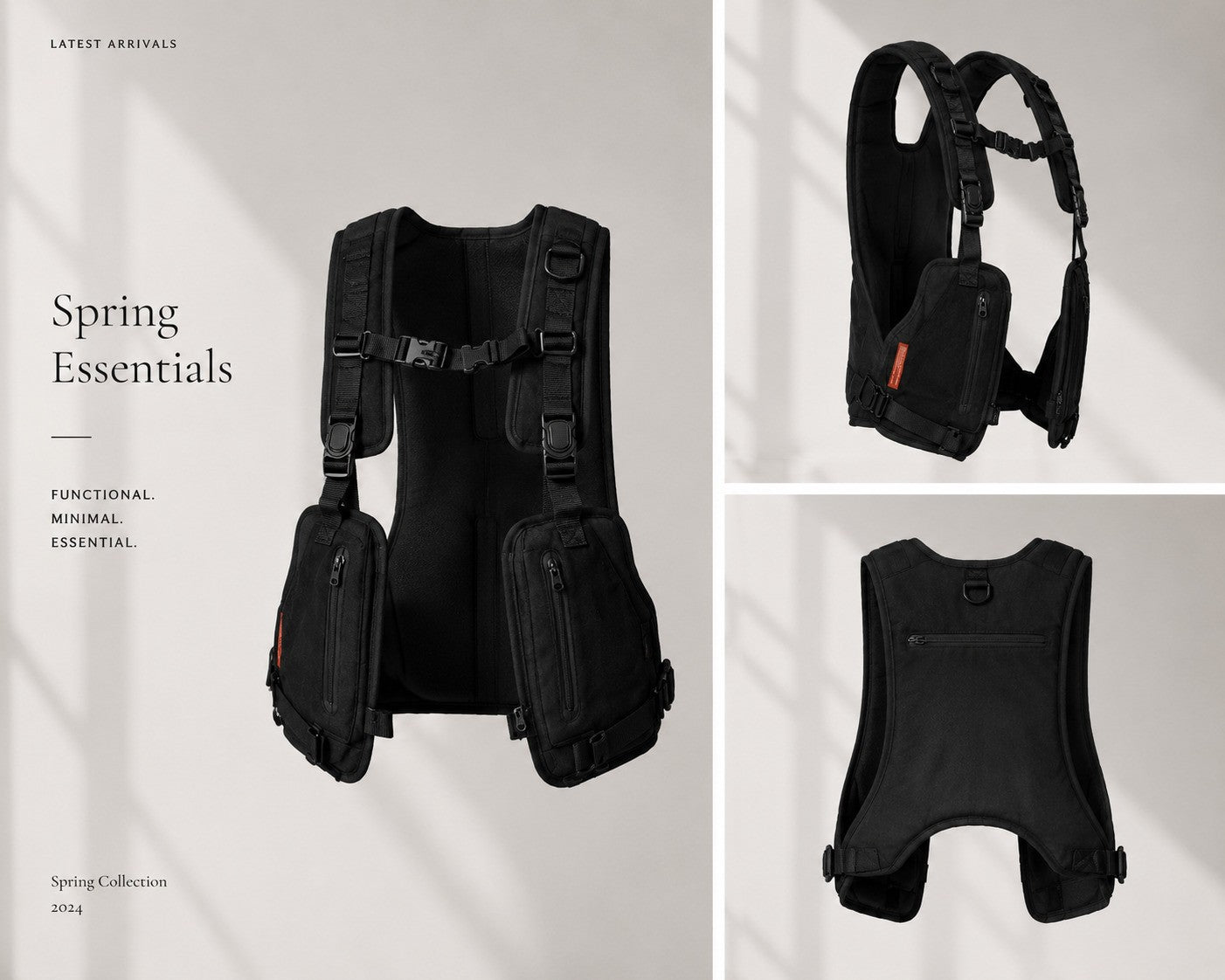 Men’s Multi-Function Utility Tactical Vest Everyday Wear