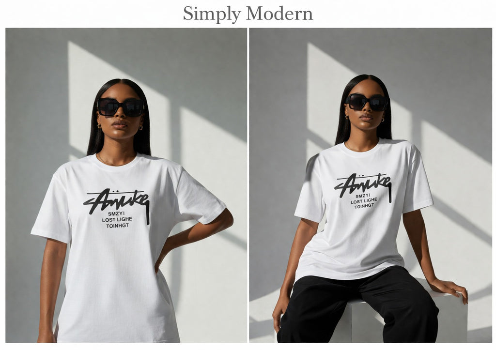 Graphic T-Shirt Vintage Letter Print Cotton Summer