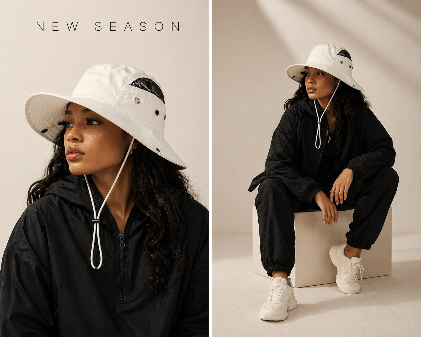 Waterproof Boonie Hat UPF 50+ Bucket Hat Unisex