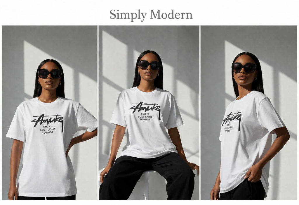 Graphic T-Shirt Vintage Letter Print Cotton Summer
