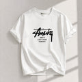 Graphic T-Shirt Vintage Letter Print Cotton Summer