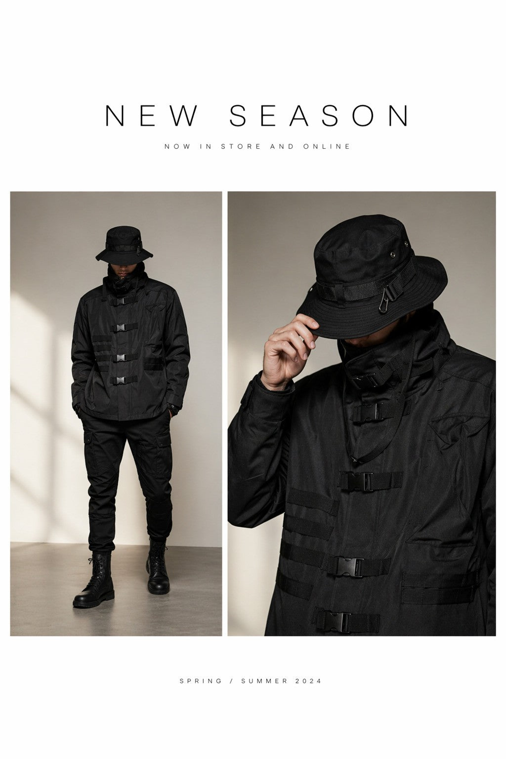 Men’s Wide Brim Bucket Sun Hat Summer