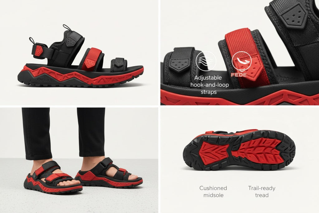 Men’s Lightweight Sandals Breathable Outdoor Beach