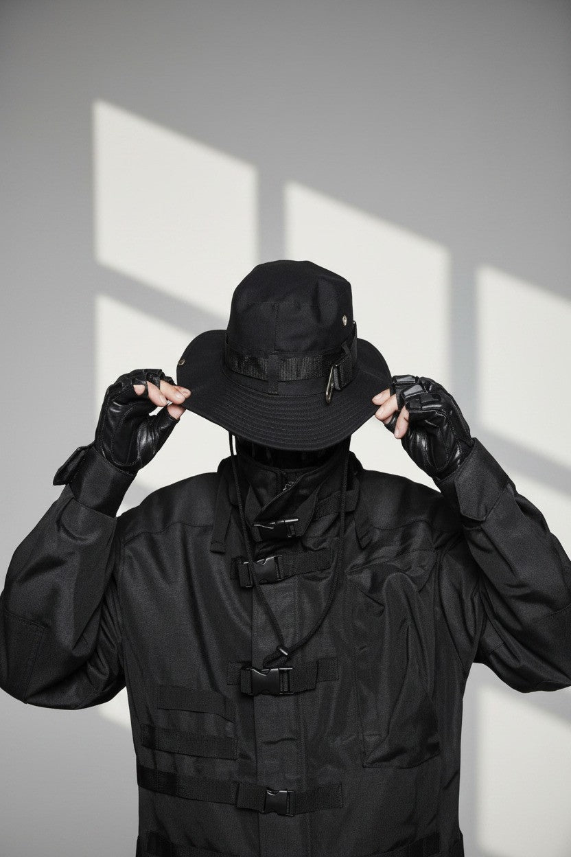 Men’s Wide Brim Bucket Sun Hat Summer