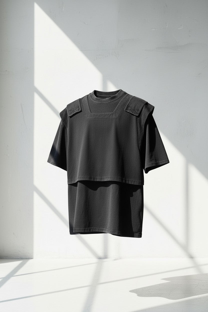 Workwear Short Sleeved T-shirt  Bulletproof Vest T-shirt