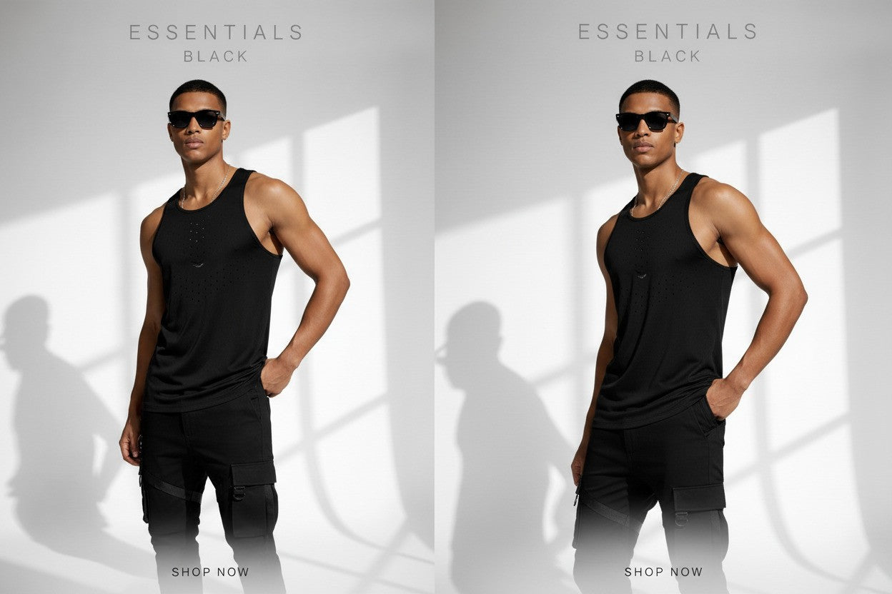 Men’s High-Quality Sleeveless Sport Shirt